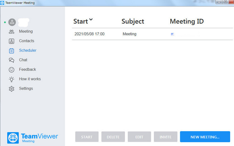 TeamViewer meeting Windows